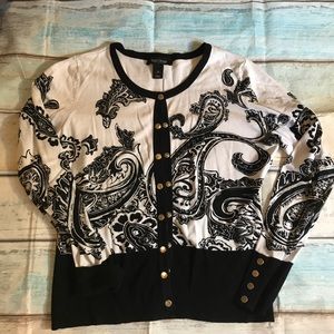 White House Black Market cardigan size M A-1